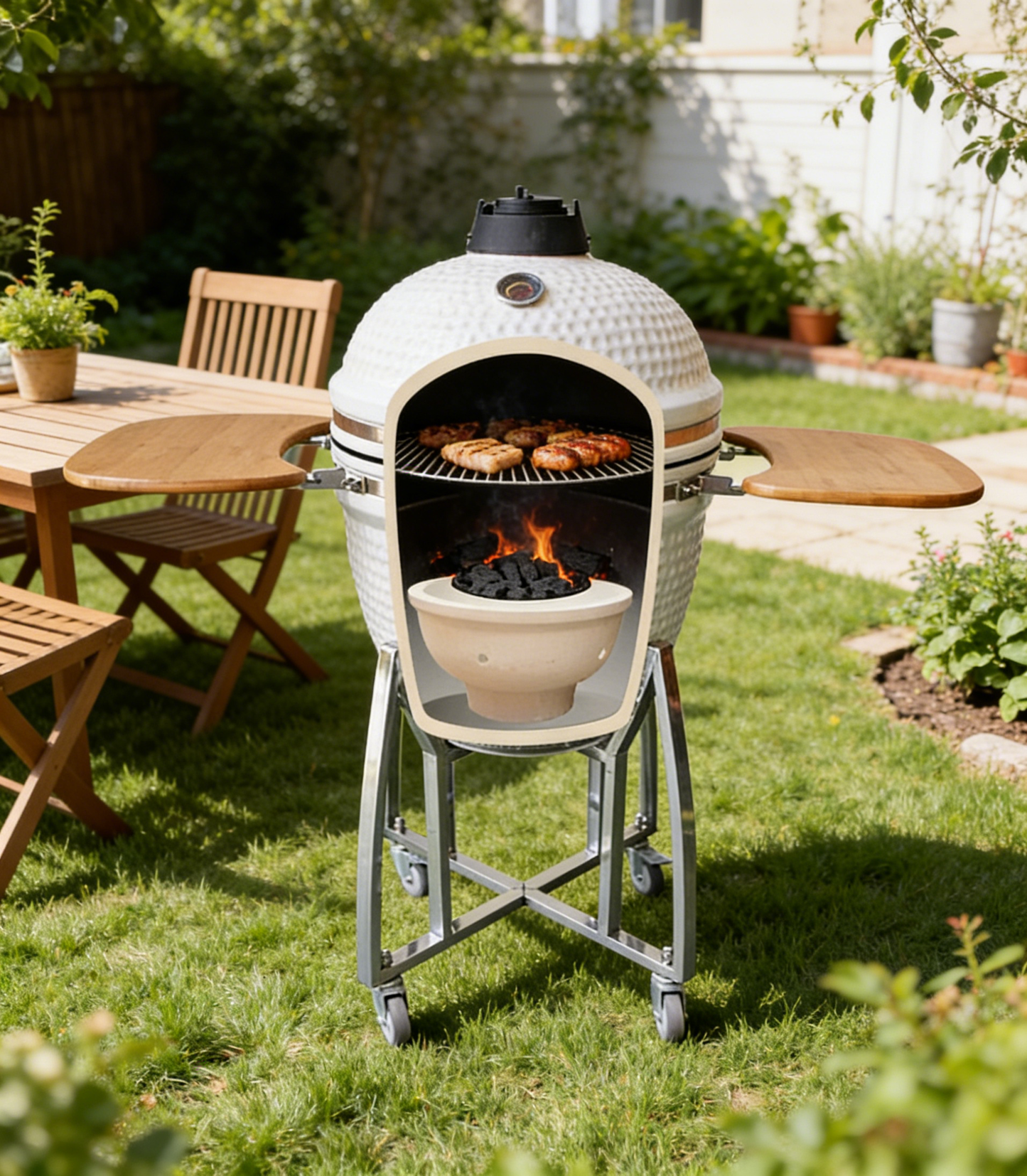 Premium Kamado Grill Model 18