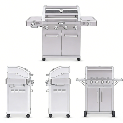 Premium Gas Grill Model 1