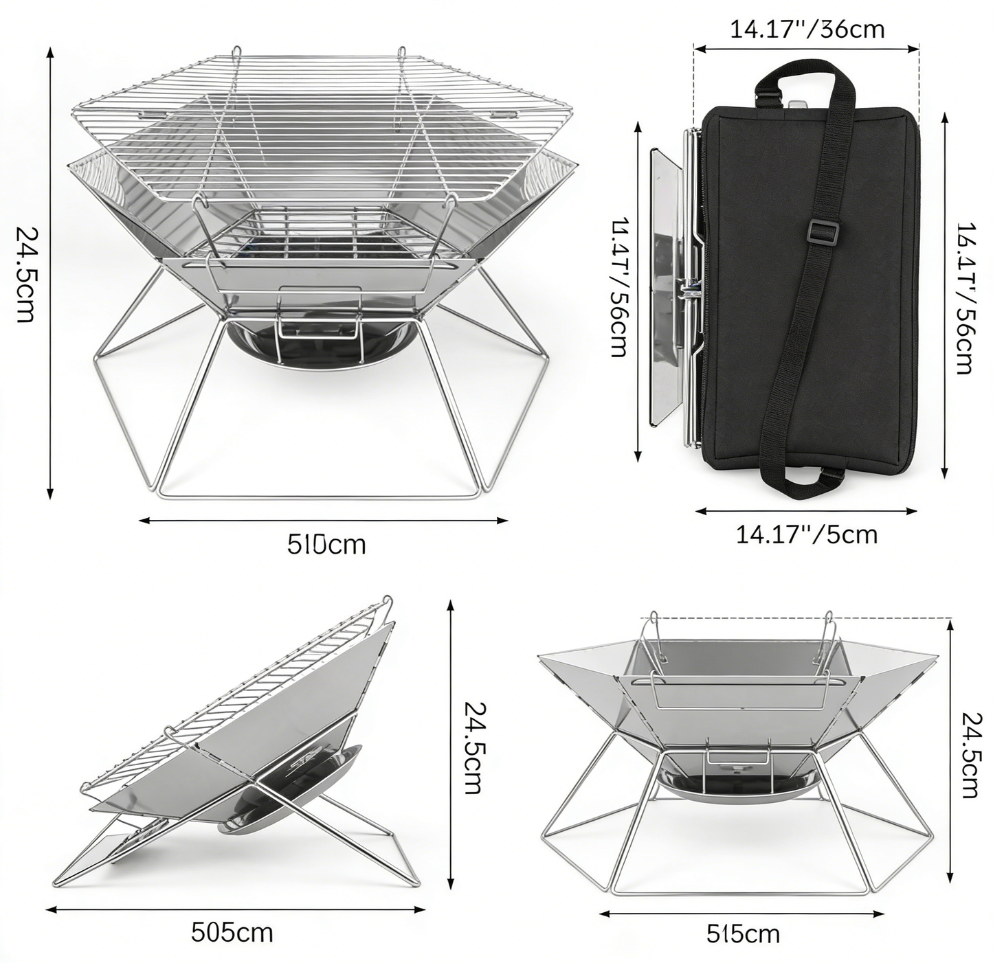 Premium Portable Grill Model 3